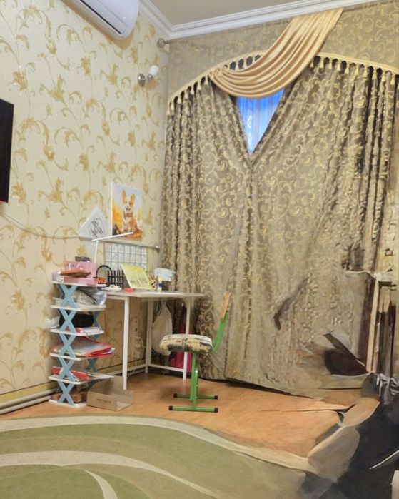 Штора в зал з кріпленням