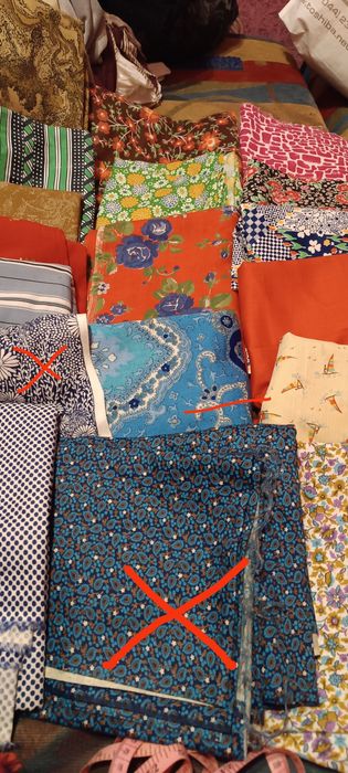 Продаются отрезы тканей