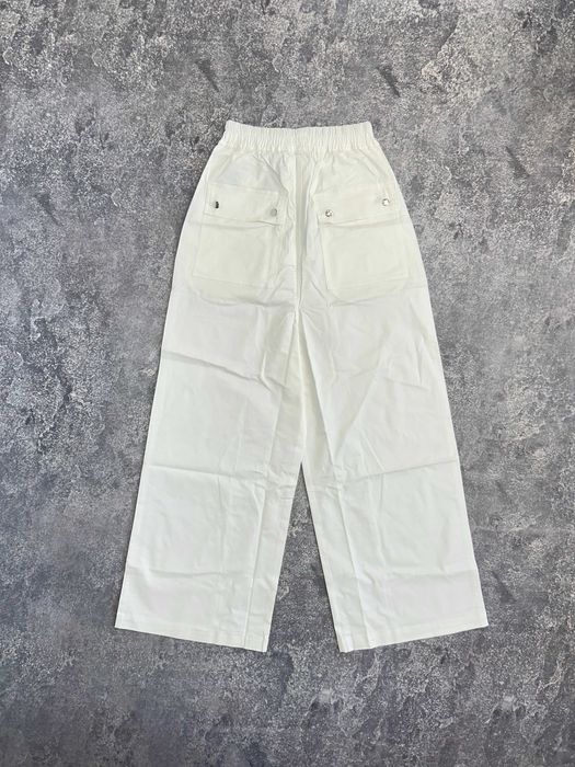 Джинси Rick Owens DRKSHDW Moncler bella white cargo штани карго білі.