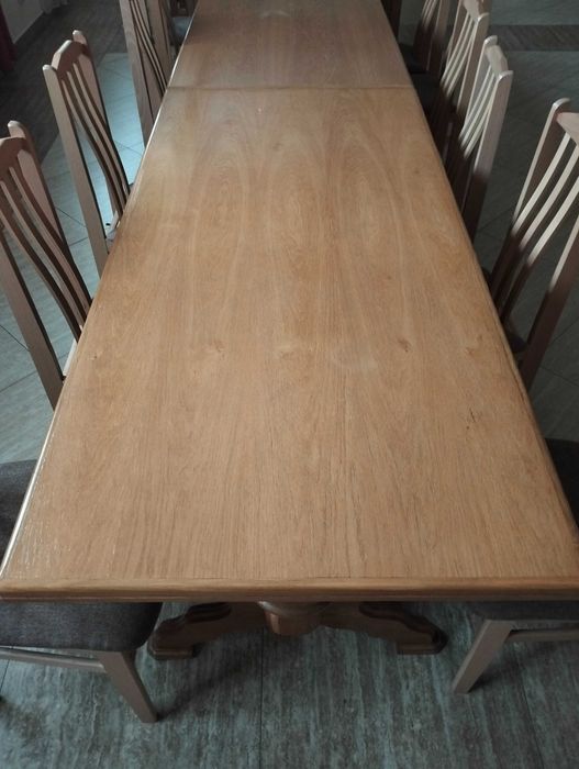 Stół dębowy- lite drewno