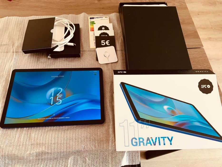 Tablet 11'' Gravity 128 GB com suporte próprio - como novo