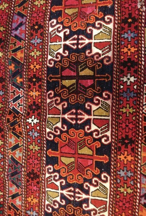 Tapete kilim em lã - lavado. Pronto a usar.