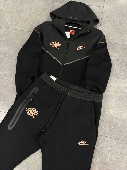 Крутий чоловічий  Спортивний  костюм  Nike tech fleece central cee Syna World nocta розмір  S-XL