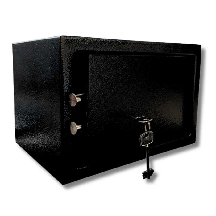 SEJF na klucz SKRYTKA kasetka na pieniądze KASA PANCERNA domowy BIURA