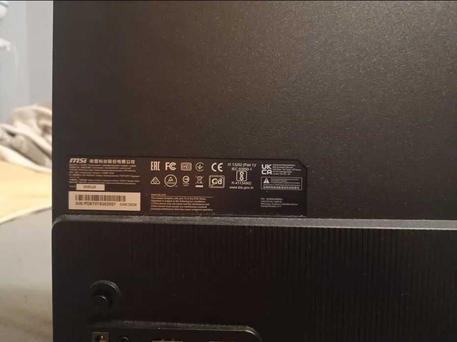 Monitor msi pro mp272l 100hz 27cali