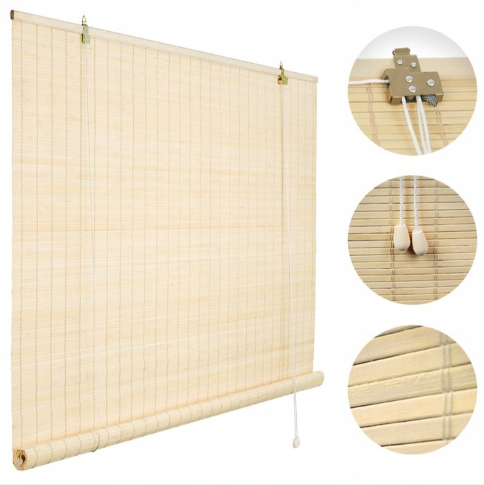 Roleta bambusowa 130x160