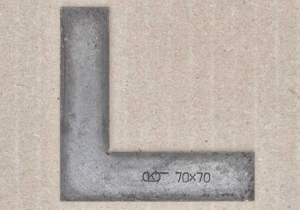 Угольник плоский 70х70, СССР