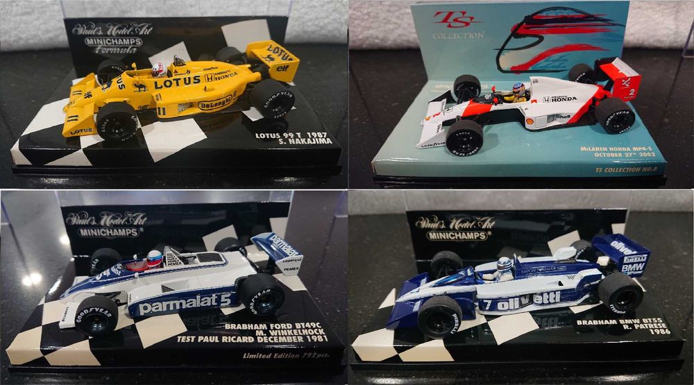 32 Miniaturas F1 - MINICHAMPS - 1/43