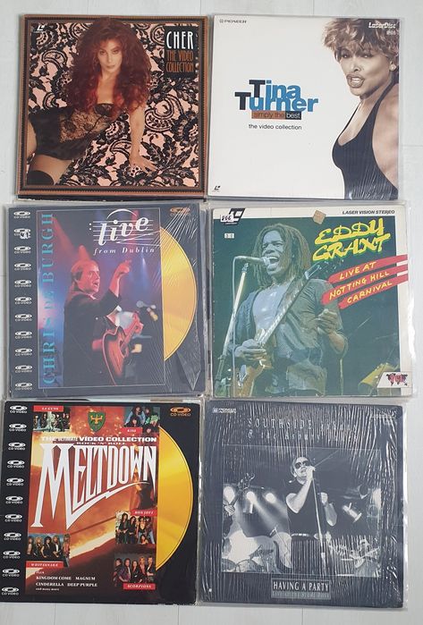 Laserdisc, 11 шт. Michael Jackson , Sting, Cher