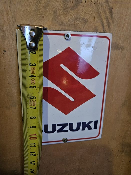 Placa esmaltada Suzuki