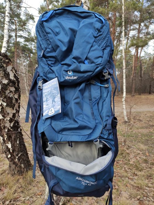 *Рюкзак Deuter Aircontact,*75+10, Midnight/Navy*