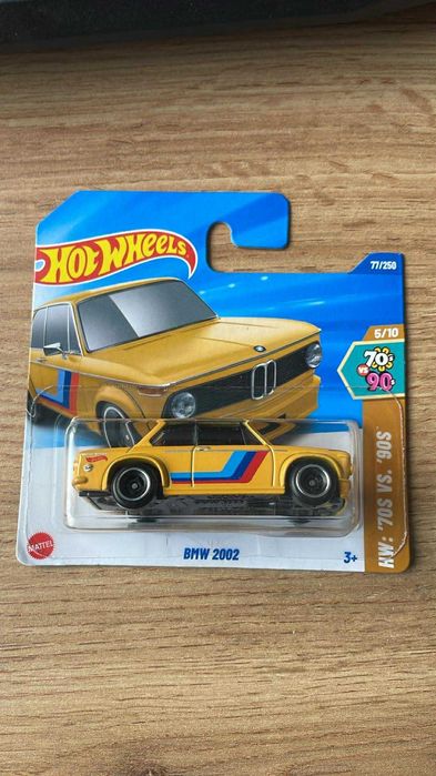 hot wheels bmw 2002 yellow