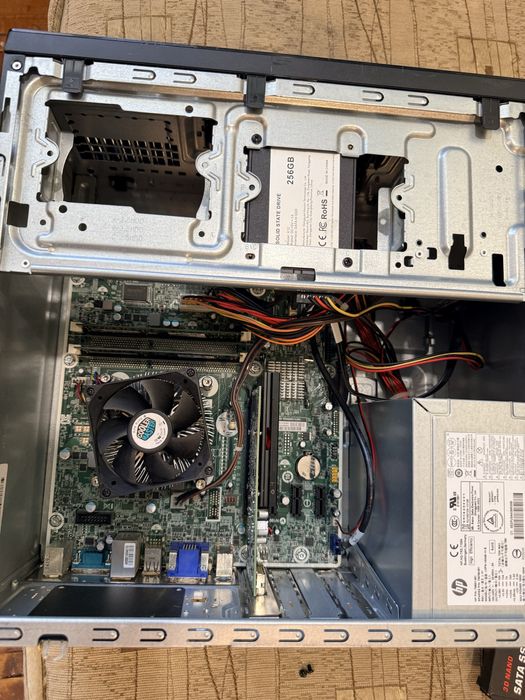 Системний блок HP ігровий intel i5+16 ddr+ssd256+відеокарта AMD 4 гб