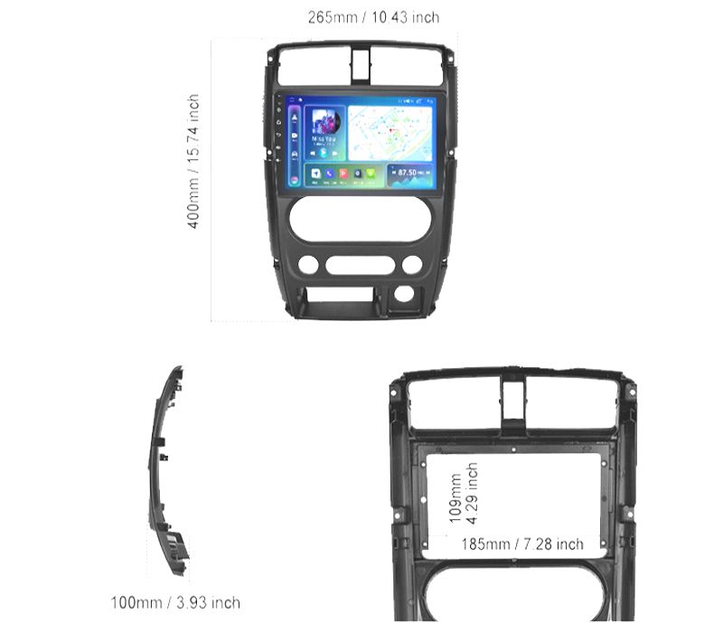 RÁDIO GPS ANDROID 13 SUZUKI JIMNY 07-12