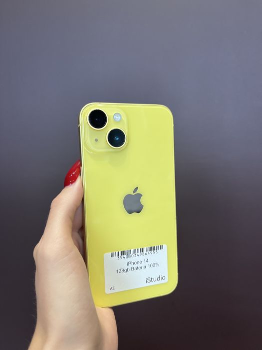 RATY 0% iPhone 14 128 GB BATERIA 100% GWARANCJA 12 miesiecy !!!