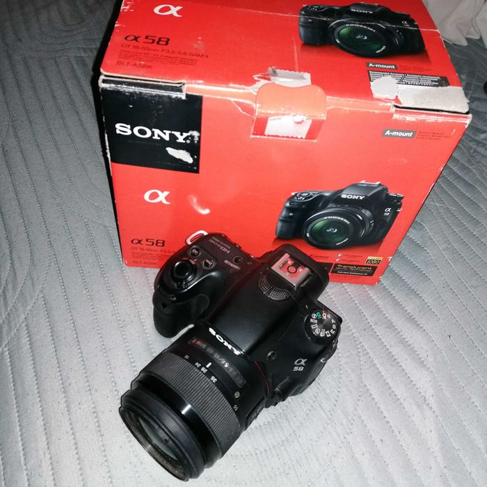 Aparaty foto Sony alfa 58 i Sony alfa 6000 
(tylko body) z usterkami.