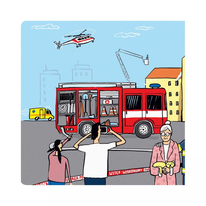 Czytaj z ALBIKIEM Interaktywna Miniksiążka zawody Strażacy 5+ ALBIK