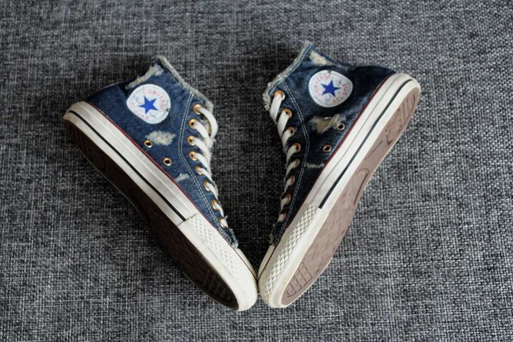 Кеди Converse Chuck Taylor All Star Hi Distressed Denim Ориг 40-40.5р