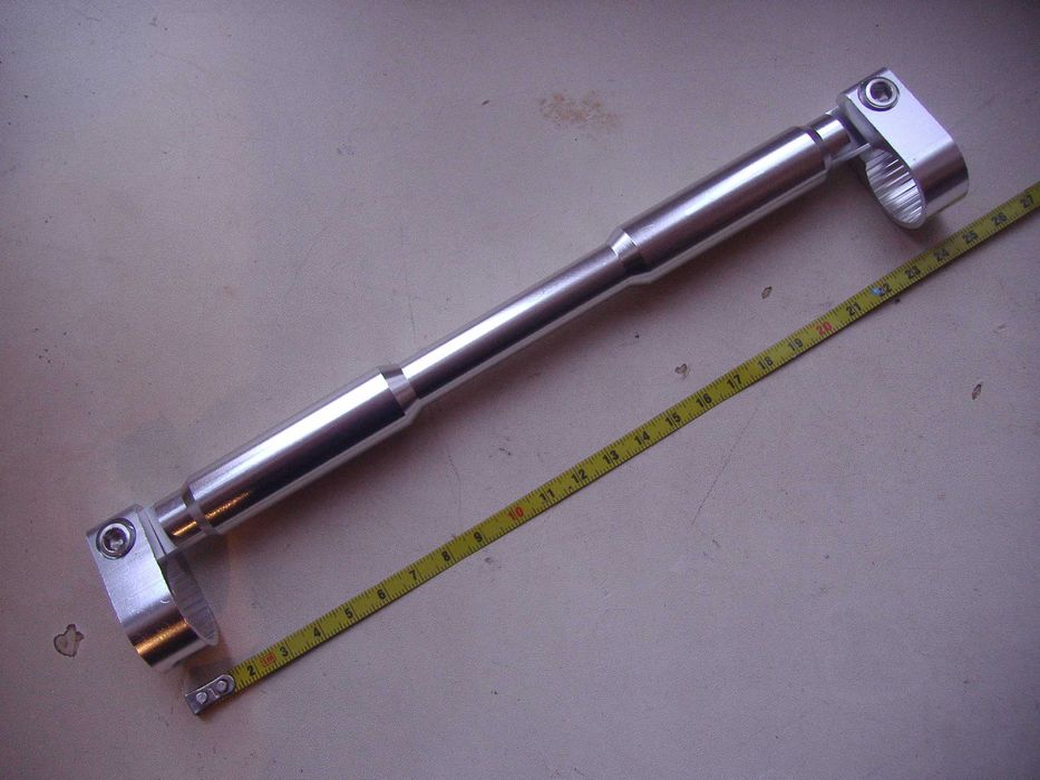 Распорка руля алюминиевая на велосипед самокат скутер (длина 30см)