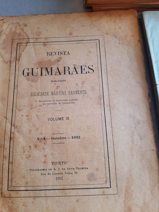 Grande Lote de Antigas Revistas de Guimarães A Mais Antiga Data de 1888
