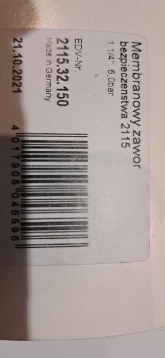 Zawór bezpieczenstwa