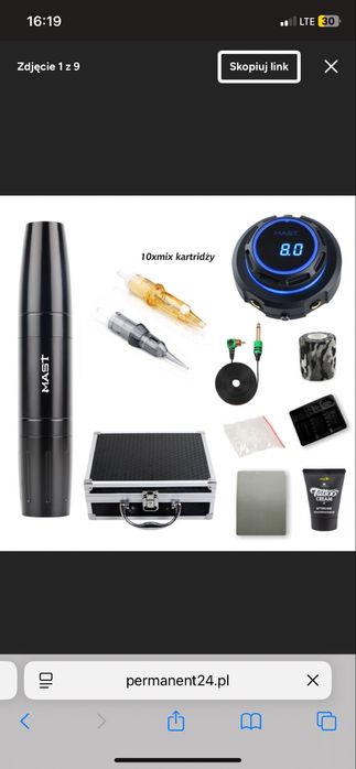 Zestaw do makijazu permamentnego walizka