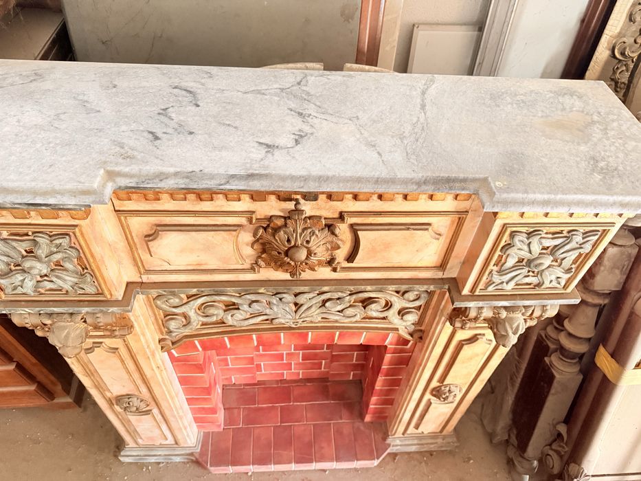 Movel lareira falsa vintage