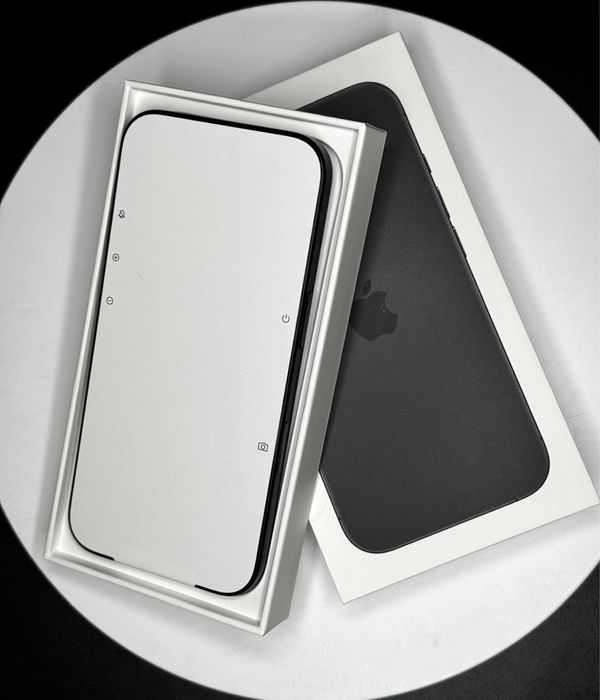 Iphone 16 128gb black esim open box bateria 100% gw apple