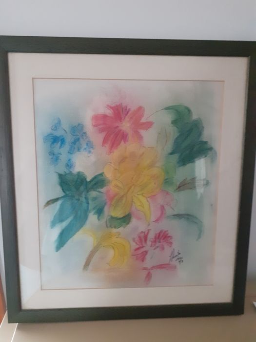 Quadro original - desenho flores