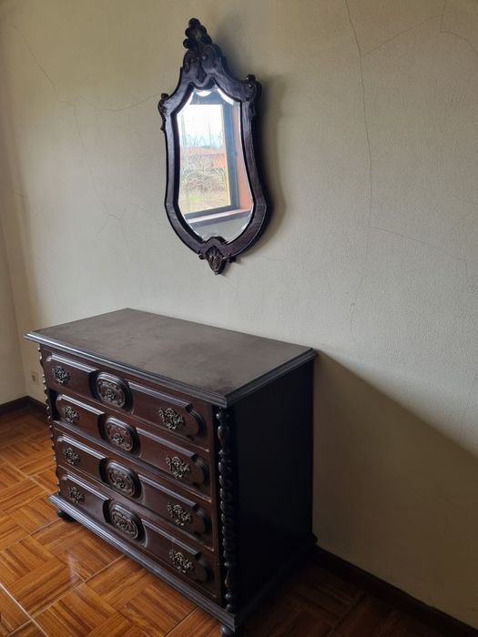 Mobília de Quarto Antiga Completa
