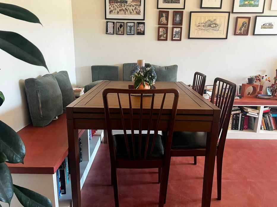 Mesa de Madeira Extensível