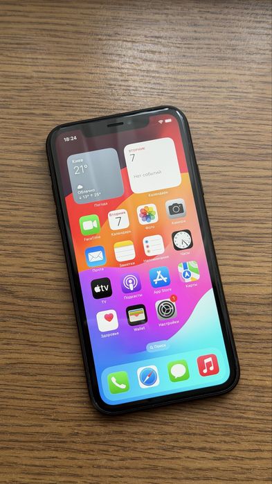 Бат 95% Apple iPhone XR 128GB Black  Neverlock