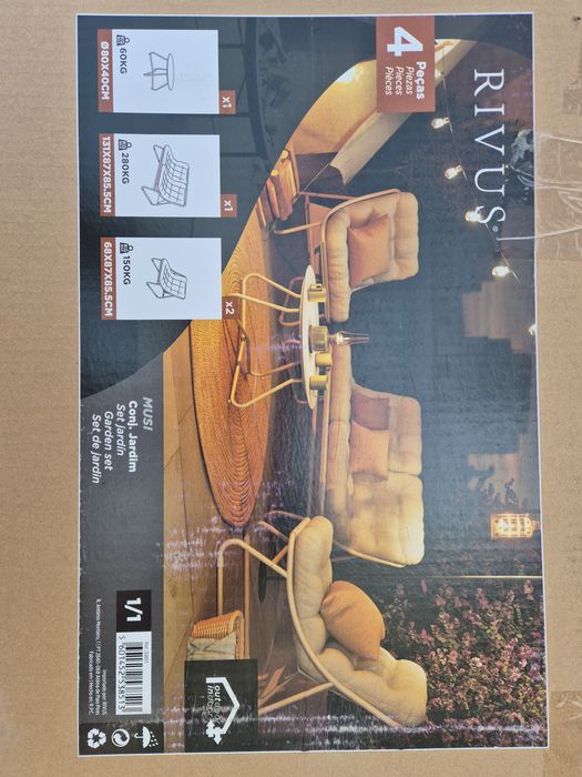 Cadeirão de jardim grande