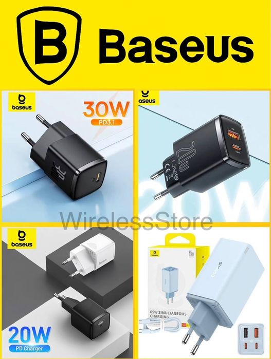 Essager 65w GaN PD Быстрая зарядка Power Delivery Quick Charge Toocki