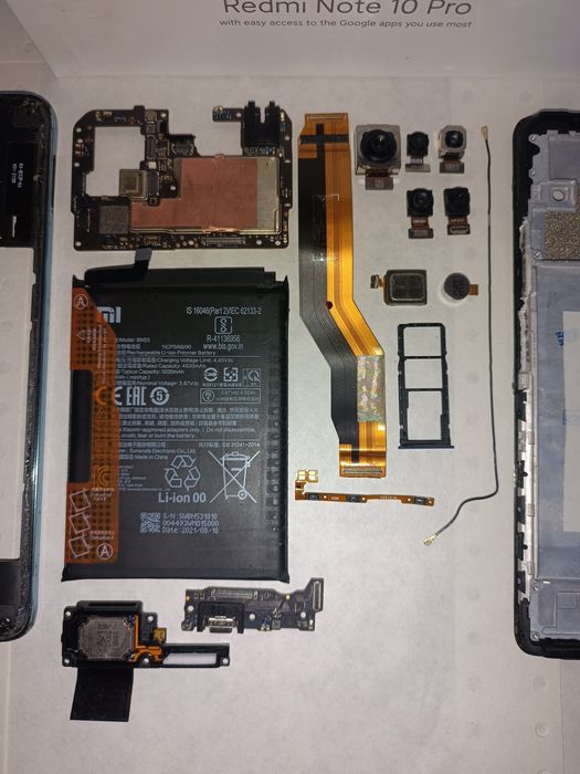 Redmi note 10pro разборка