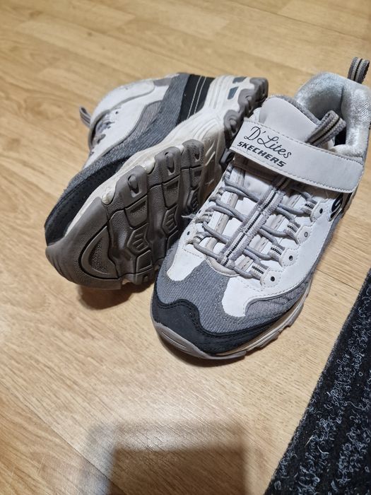 Дитячі кросівки Skechers D`lites  сірого кольору