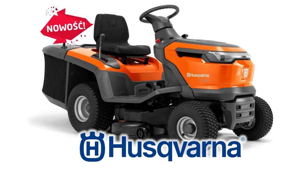Traktorek  HUSQVARNA TC 114, traktorek z koszem. Nowość od ręki.