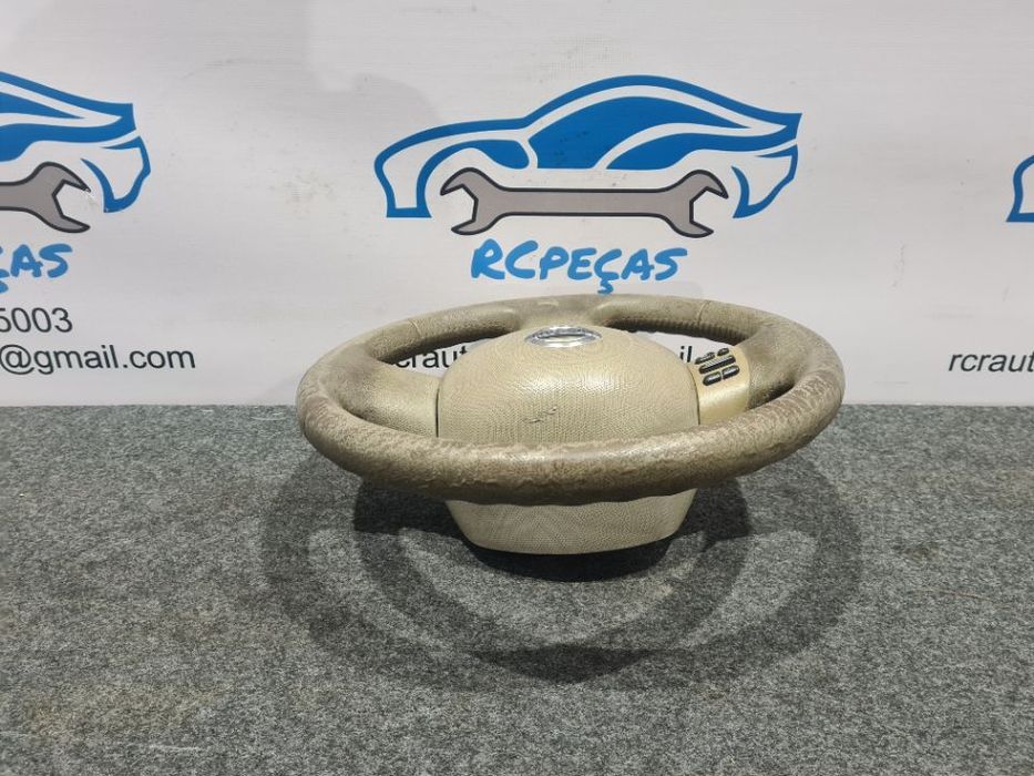 VOLANTE GUIADOR COMPLETO NISSAN MICRA II 2 MK2 K12 PELE AIRBAG