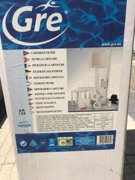 Filtro piscina bora bora Gre Novo
