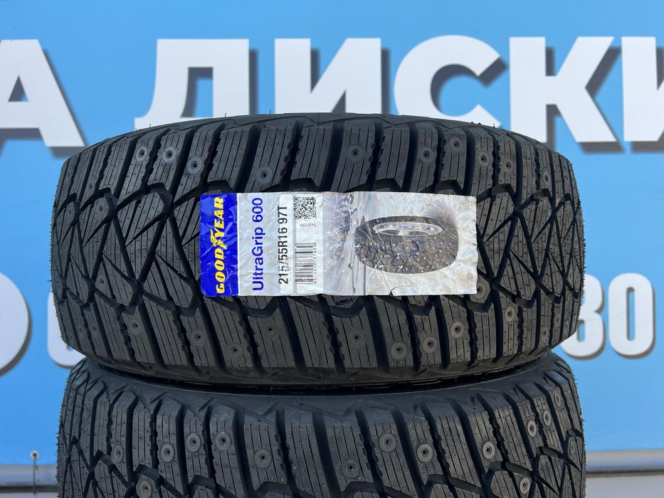 215/55r16 Goodyear Ultragrip 600 шини зимові нові комплект
