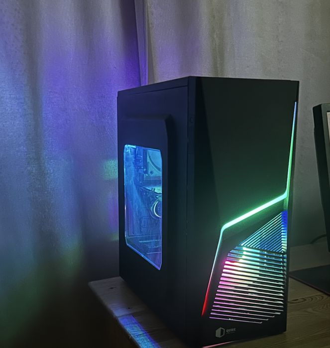 Игровой ПК:AMD Ryzen 5 5500,GTX 1650,16 ГБ ОЗУ, SSD 256 ГБ