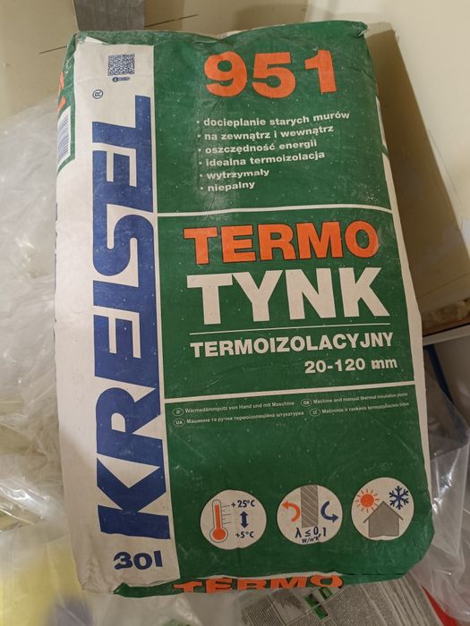 Tynk termoizolacyjny TERMO TYNK 951 30 kg-KREISEL