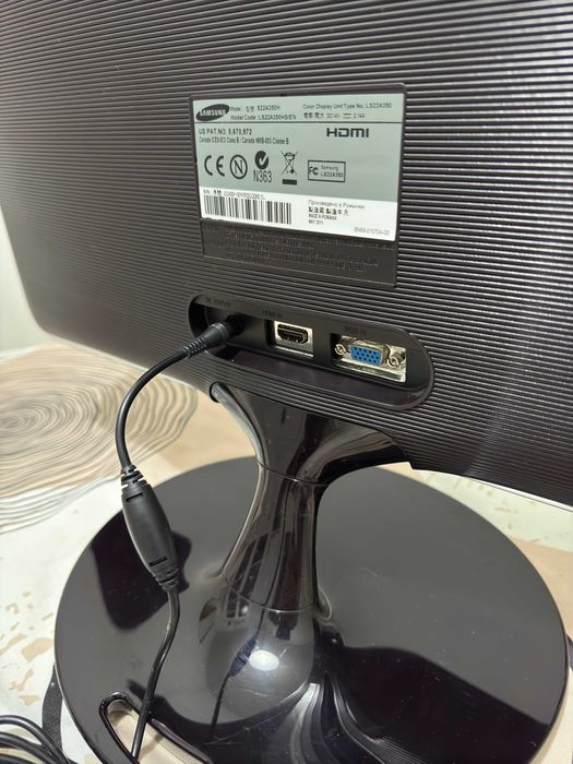 Samsung S22A350H 54.6 cm (21.5") 1920 x 1080 pixels Full HD Black