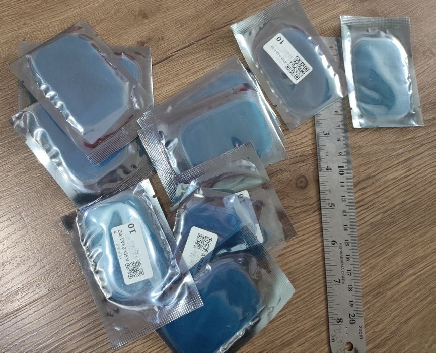 Гелевые пластыри, наклейки для фитнеса, для EMS, стимулятора мышц