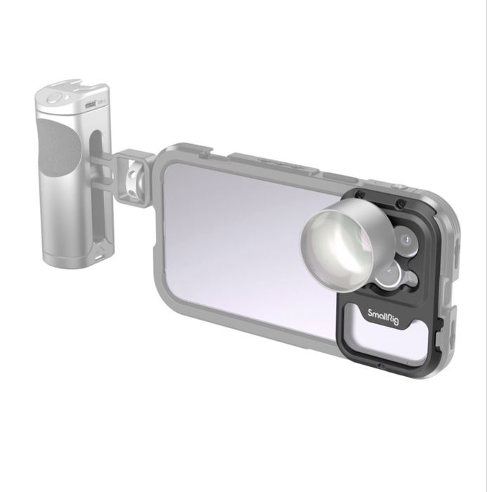 Клітка iPhone 14 Pro Max кріплення для об'єктиву SmallRig 4077 + платформа 4079