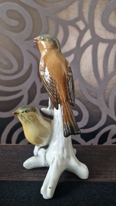 Karl ENS figurka ptaszki z porcelany
