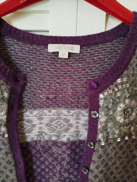 Lark Rising дизайнерский джемпер фотосессии раз.М шерсть
