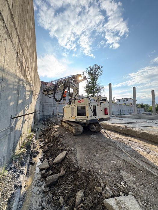 Mikropale, kotwy gruntowe palowanie pod domy budynki larseny palisada