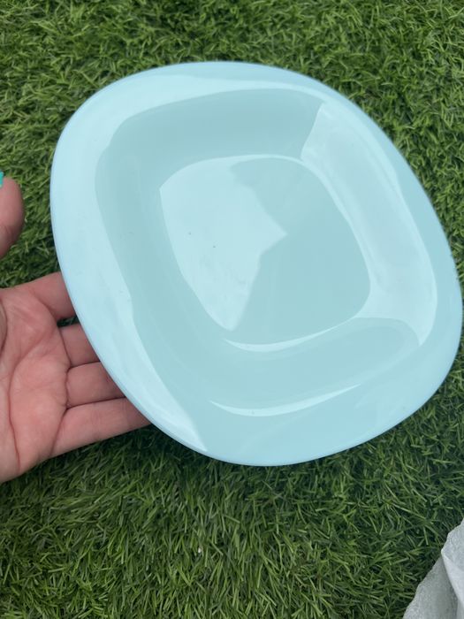 Pratos azuis bebe finos