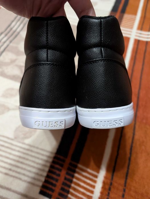 Мужские высокие кеды, хайтопы Guess, размер 42( 37 см), 2021 год